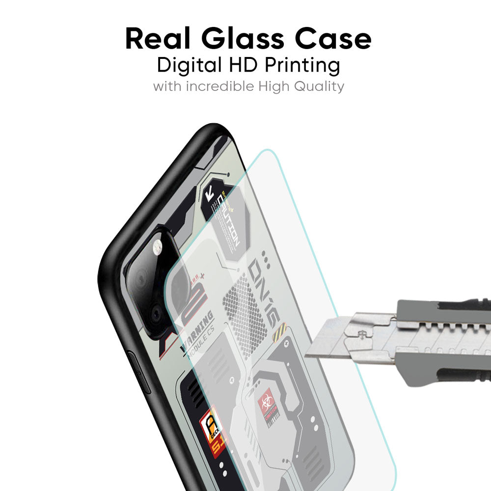 Techno Vibes Glass Case for Samsung Galaxy M56 5G