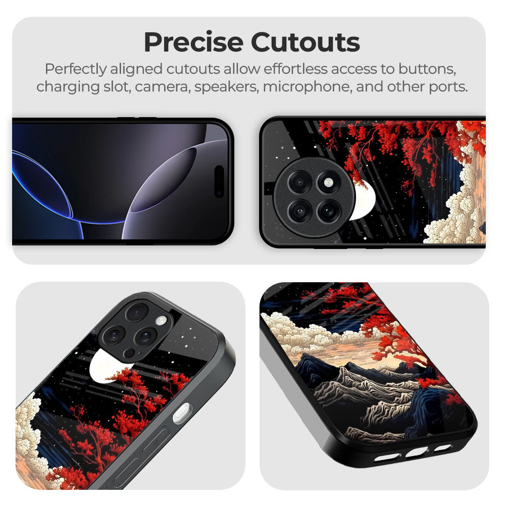 Scarlet Serenity Glass Case