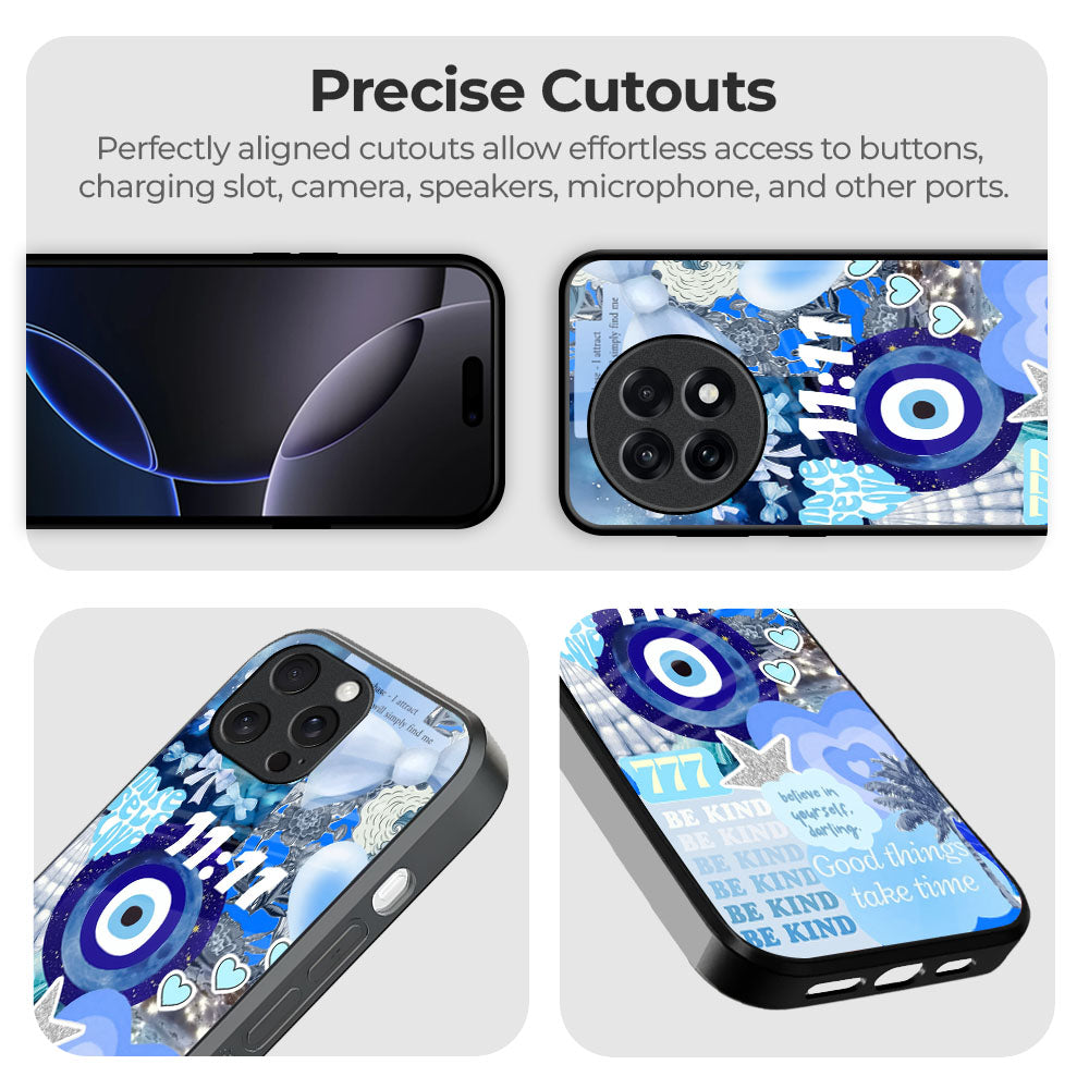 Blue Gaze Glass Case