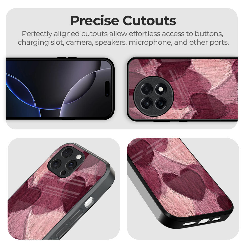 Sweetheart Patterned Glass Case
