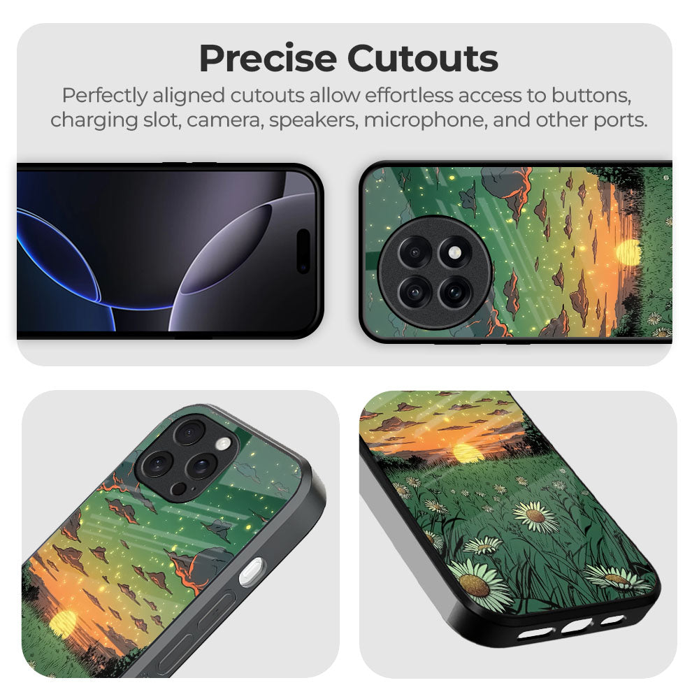 Starry Moonight Glass Case