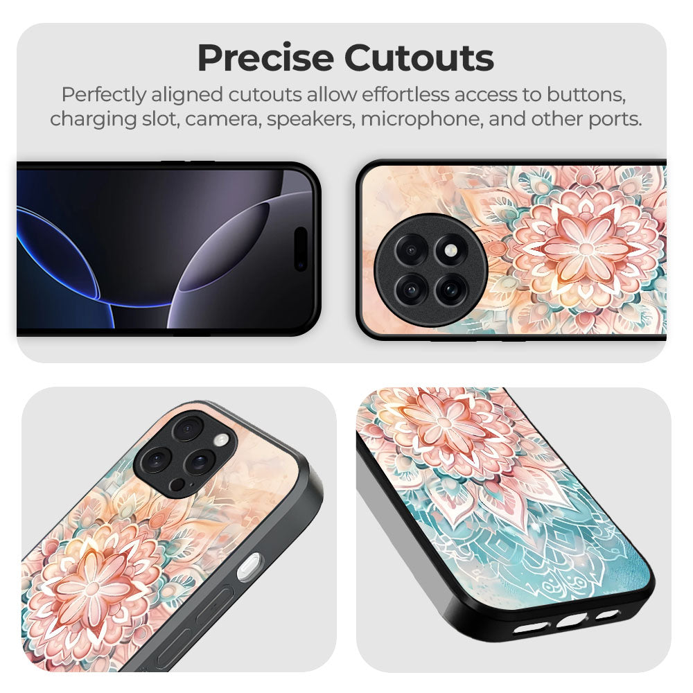 Mandala Mirage Glass Case