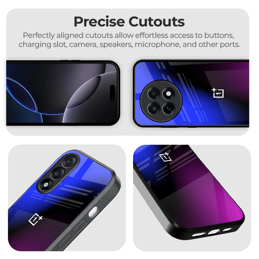 Viola Gradient Glass Case