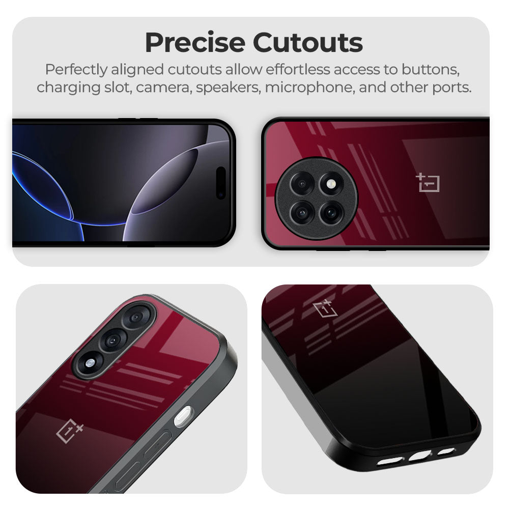 Wine Red Glass Case