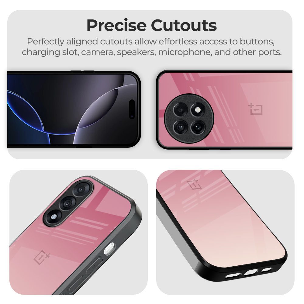 Blooming Pink Glass Case