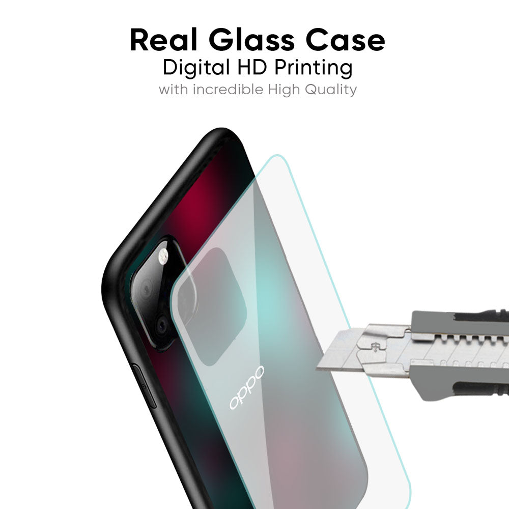 Dark Gradiant Glass Case for Oppo K13 Turbo Pro 5G