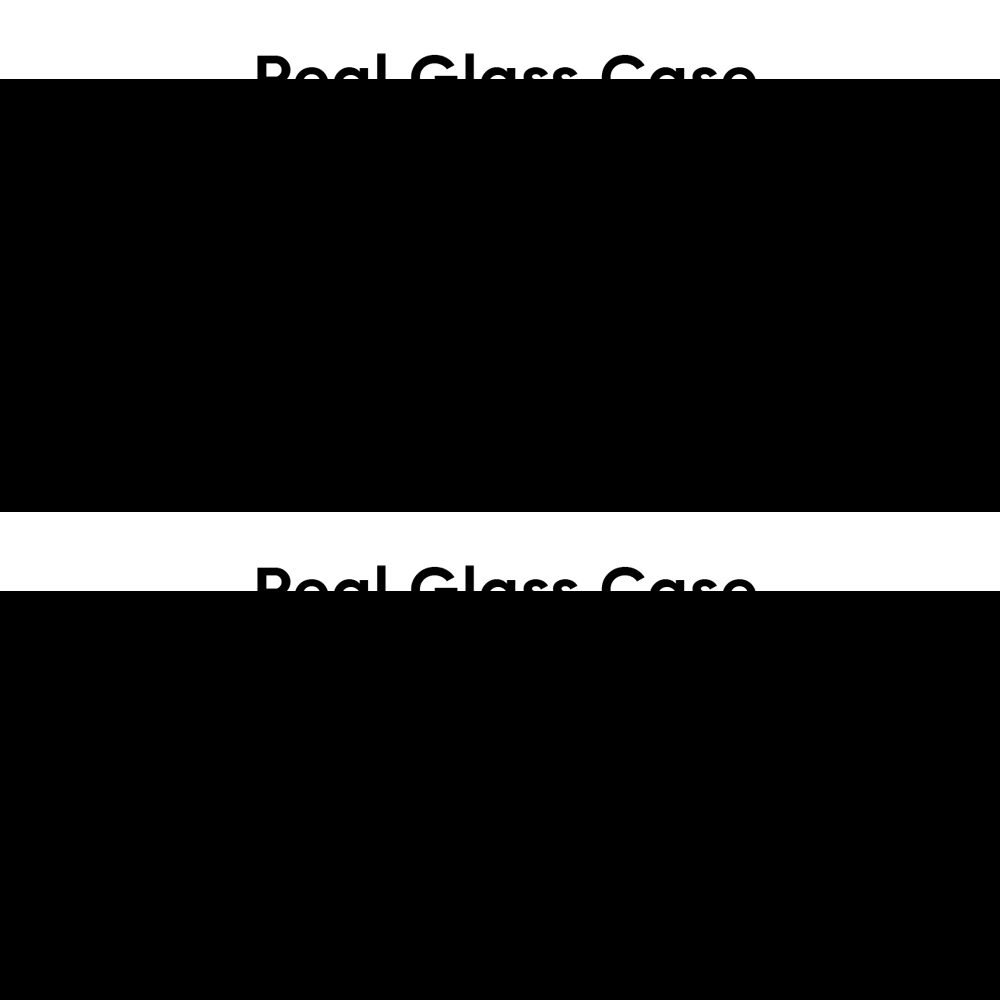 Black Obsidian Glass Case for Google Pixel 9A
