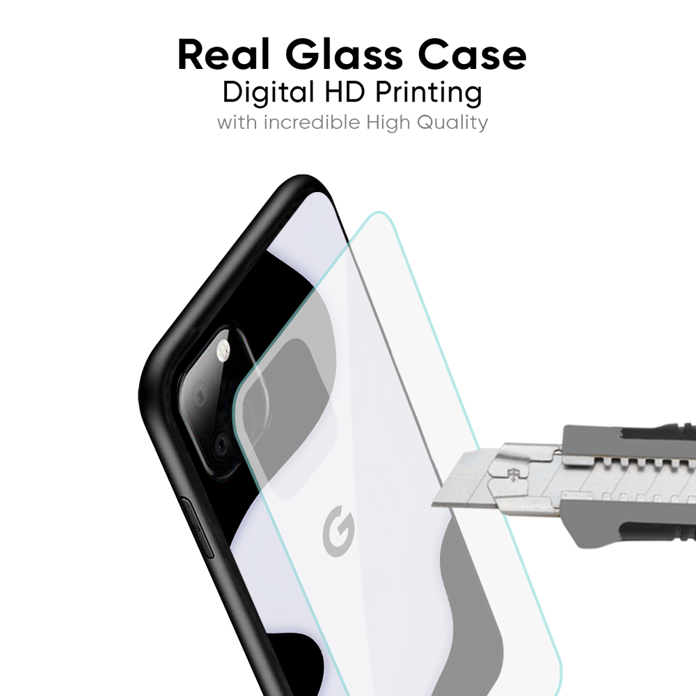 Wheat Cream Wavy Glass Case for Google Pixel 9A