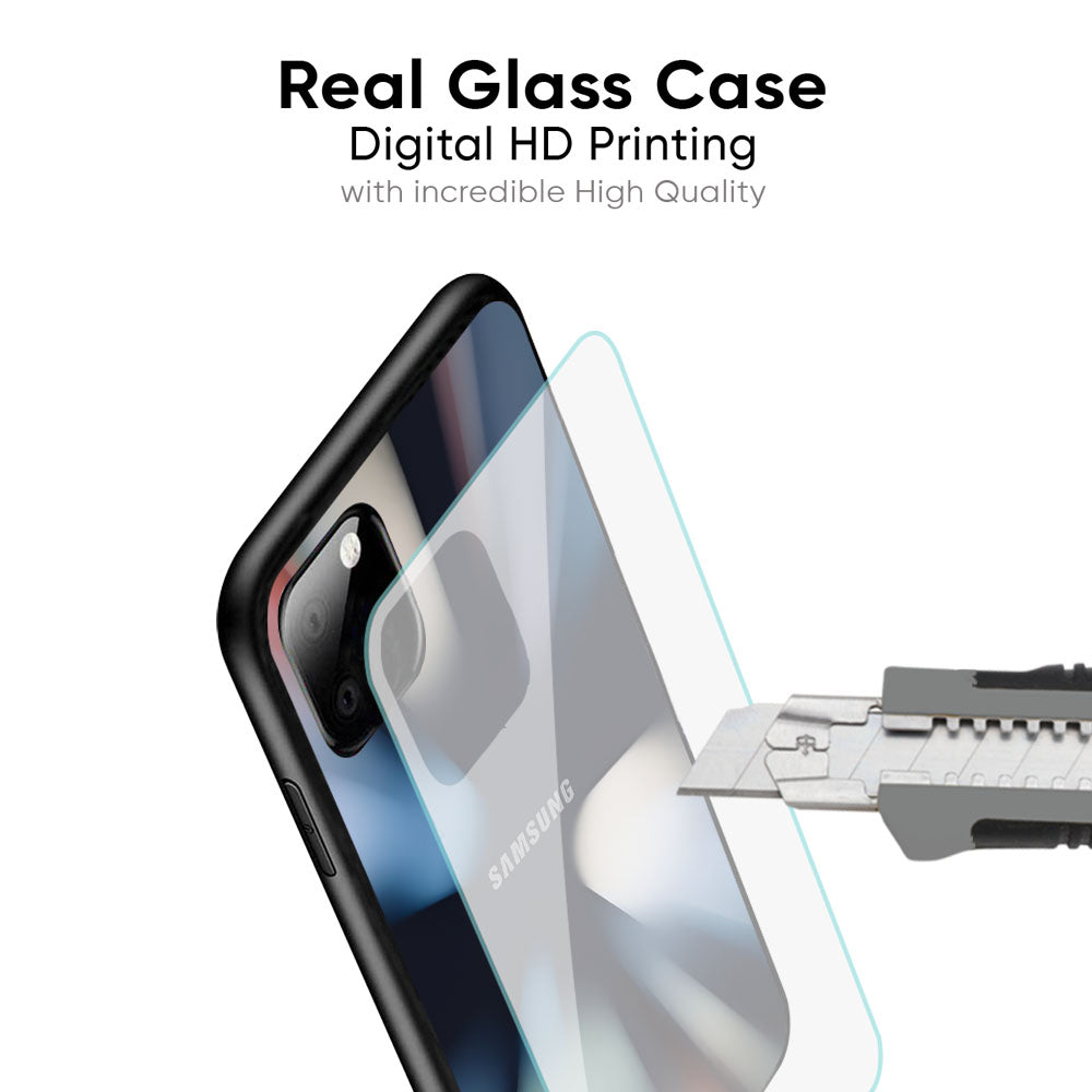 Colorful Illusion Glass Case for Samsung Galaxy M56 5G