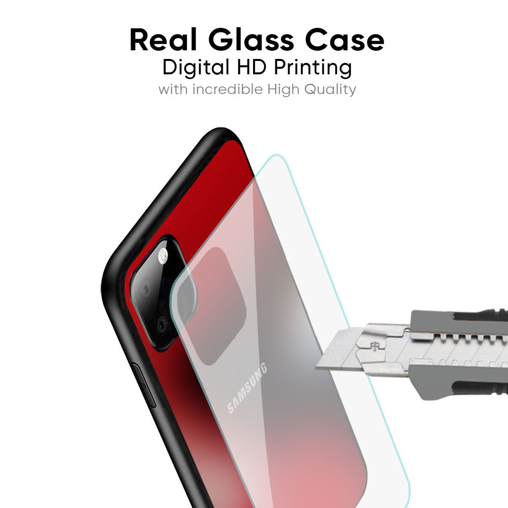 Red Garnet Glass Case for Samsung Galaxy M56 5G