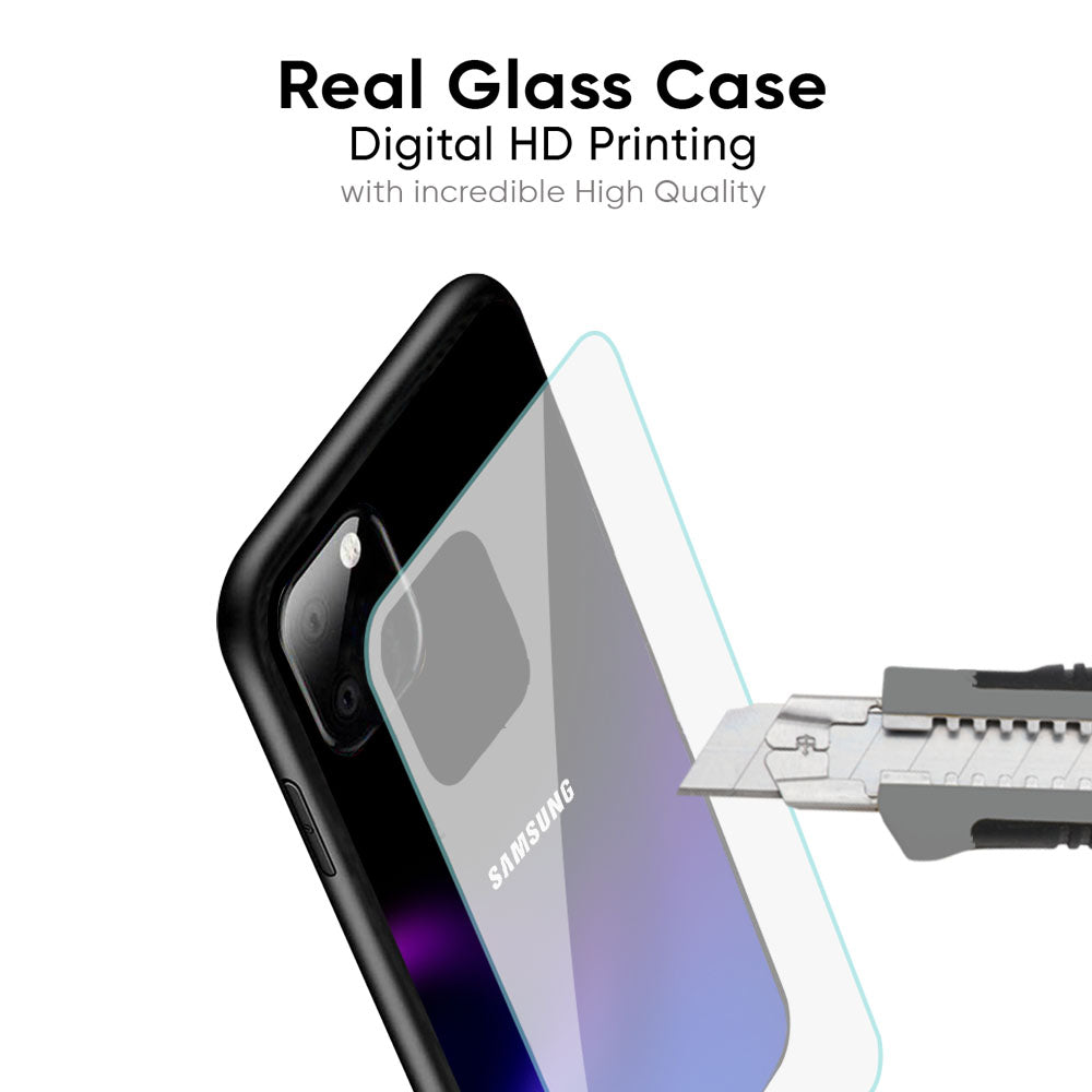 Black Onyx Glass Case for Samsung Galaxy M56 5G
