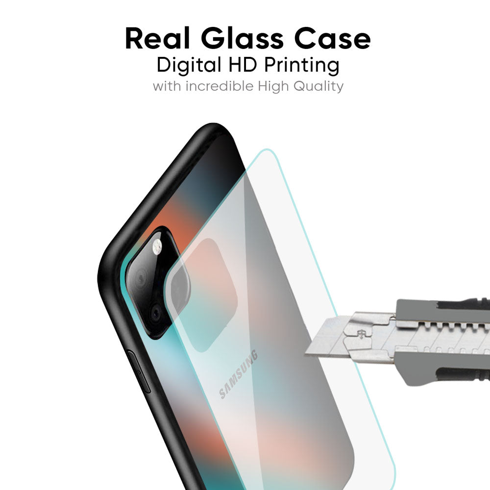 Melted Emerald Glass Case for Samsung Galaxy M56 5G
