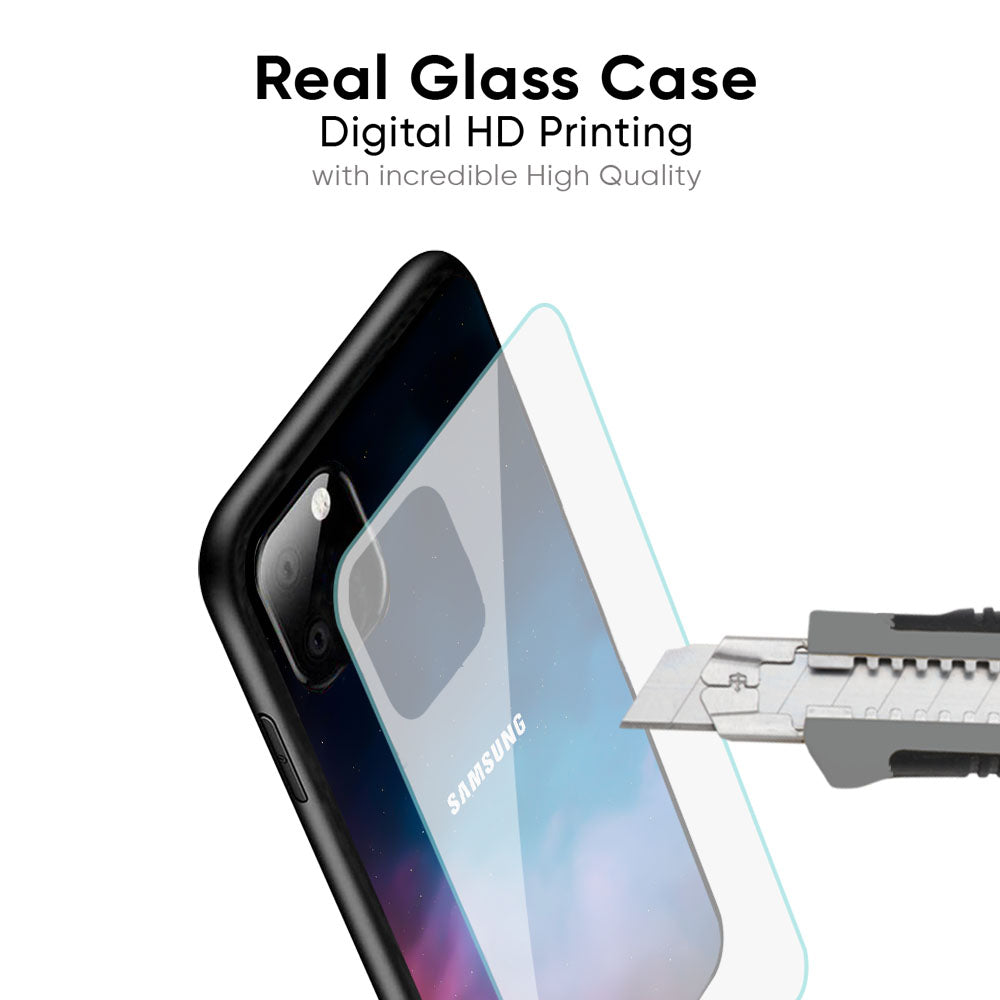 Cloudy Galaxy Glass Case for Samsung Galaxy M56 5G