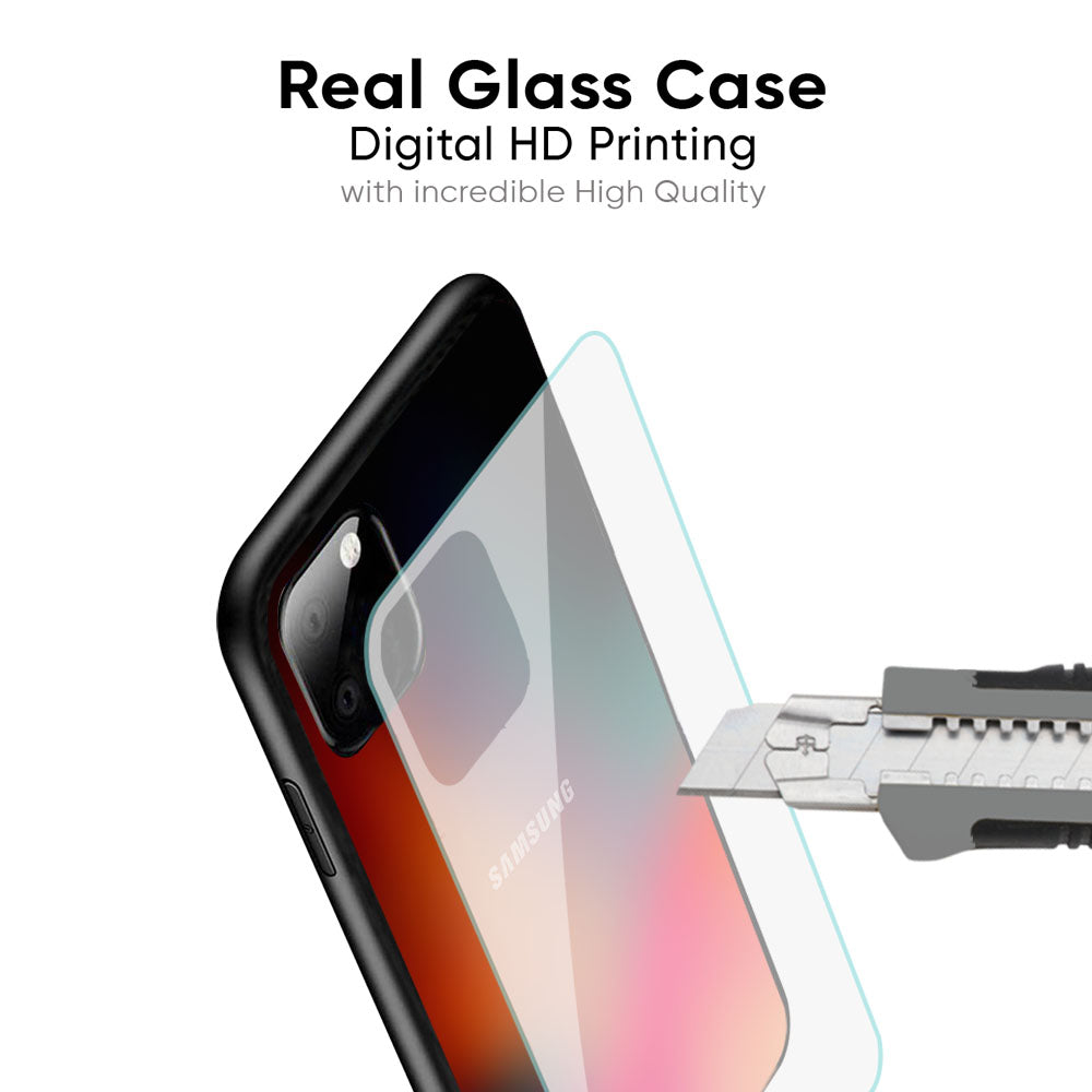 Playful Gradient Glass Case for Samsung Galaxy M56 5G