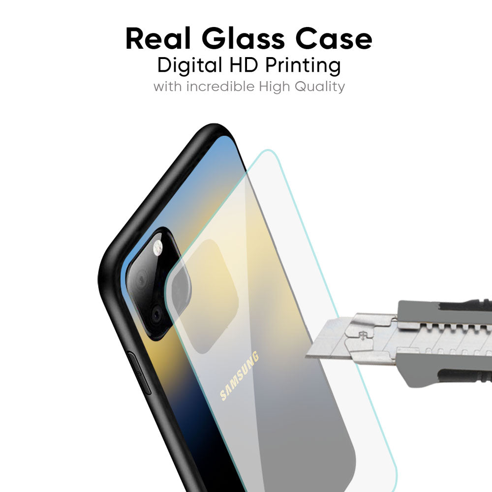 Sunflower Garden Glass Case for Samsung Galaxy M56 5G