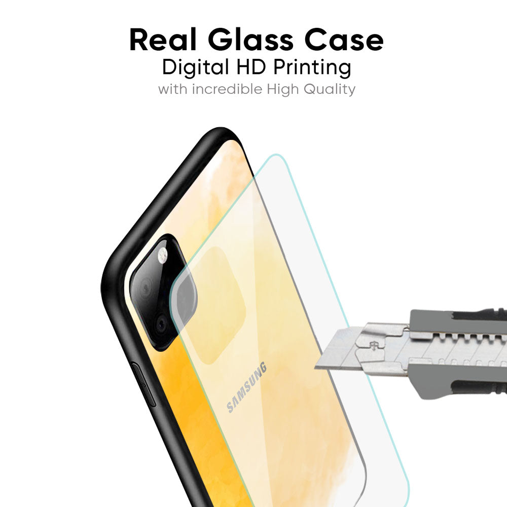 Rustic Orange Glass Case for Samsung Galaxy M56 5G