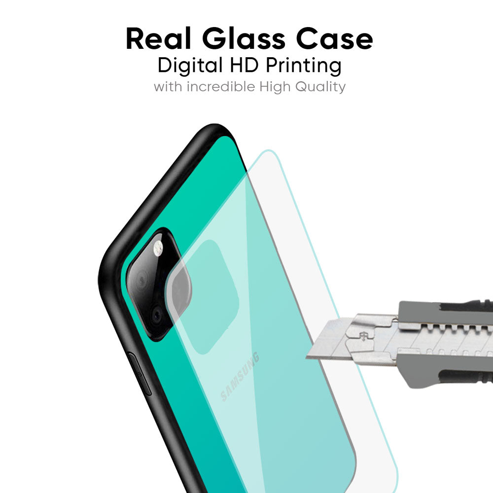 Cuba Blue Glass Case For Samsung Galaxy M56 5G