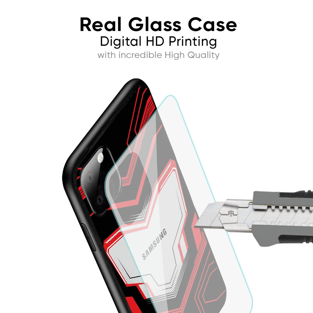 Quantum Suit Glass Case For Samsung Galaxy M56 5G