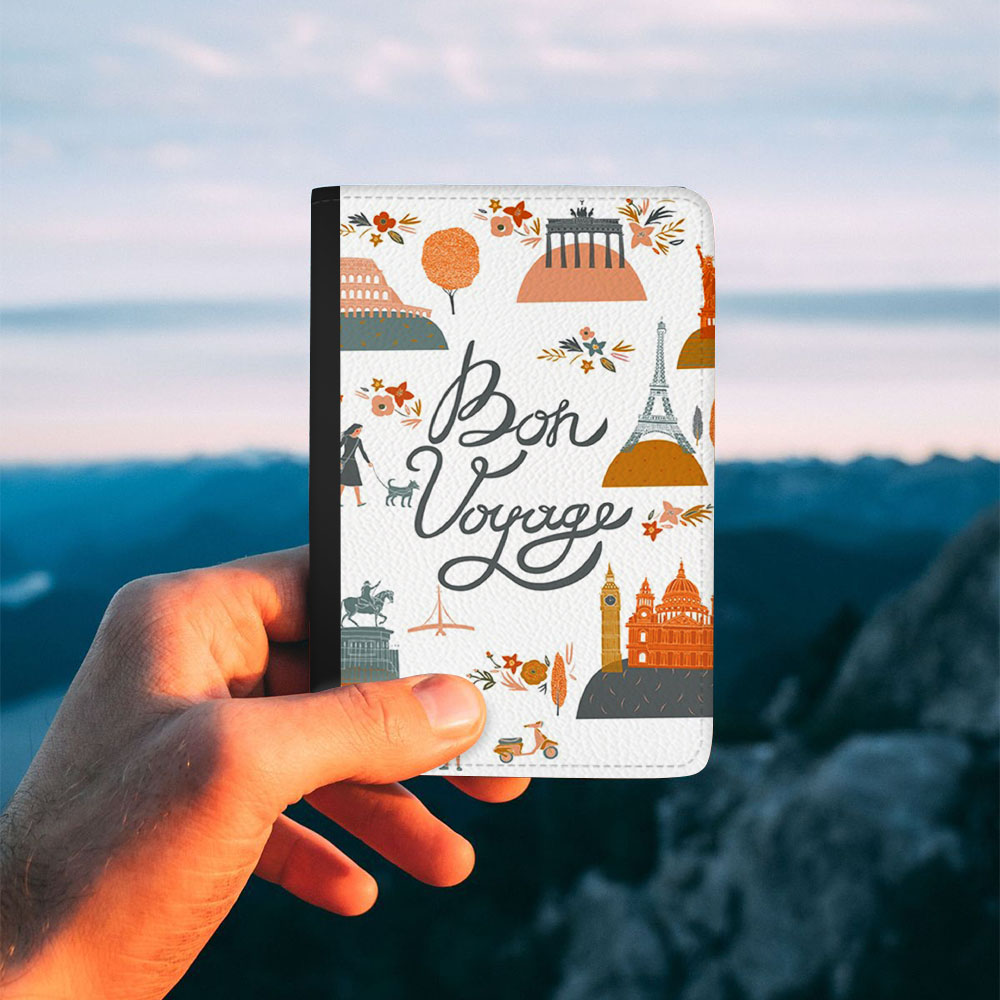 Travel Doodles Passport Cover