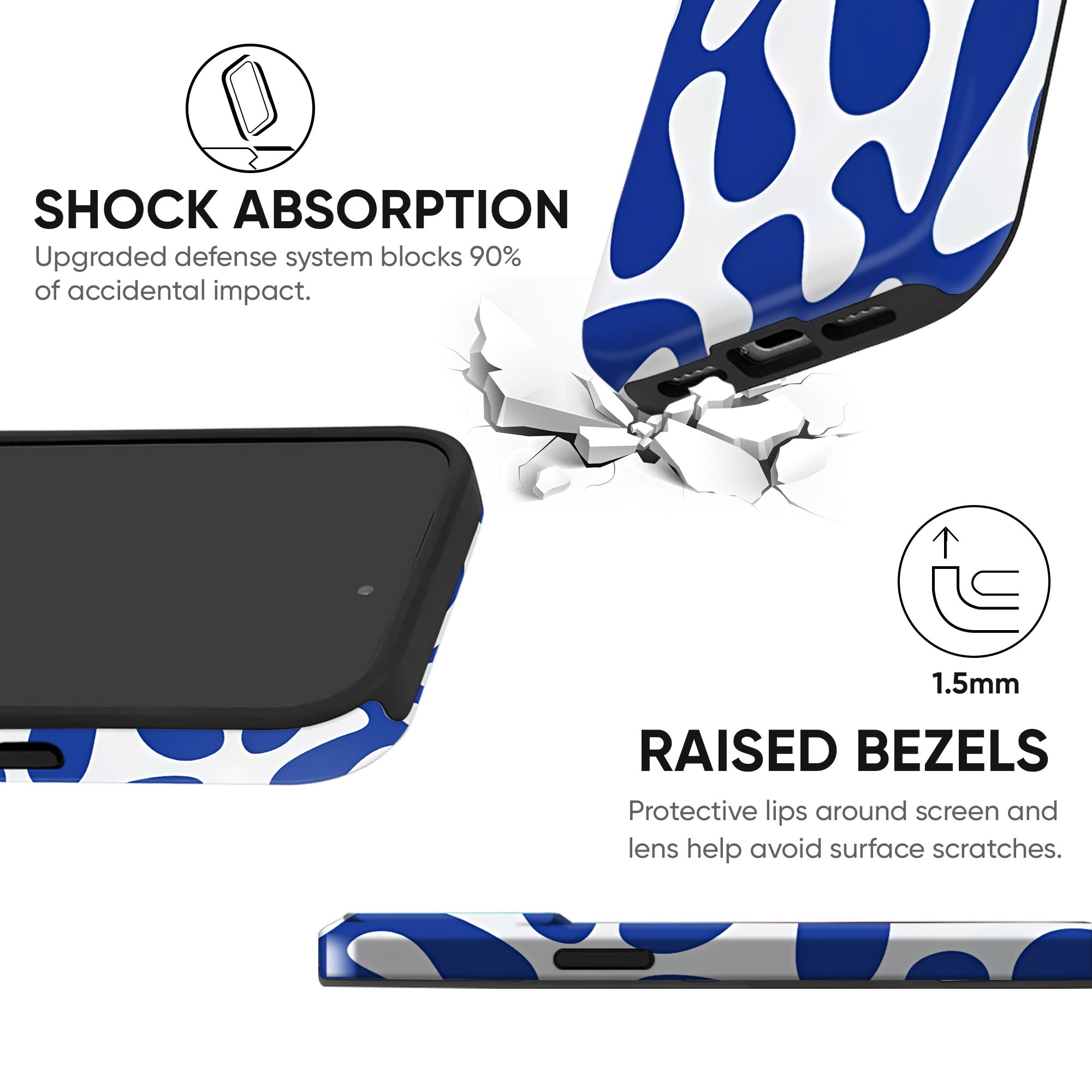 Azure Drift Tough Case