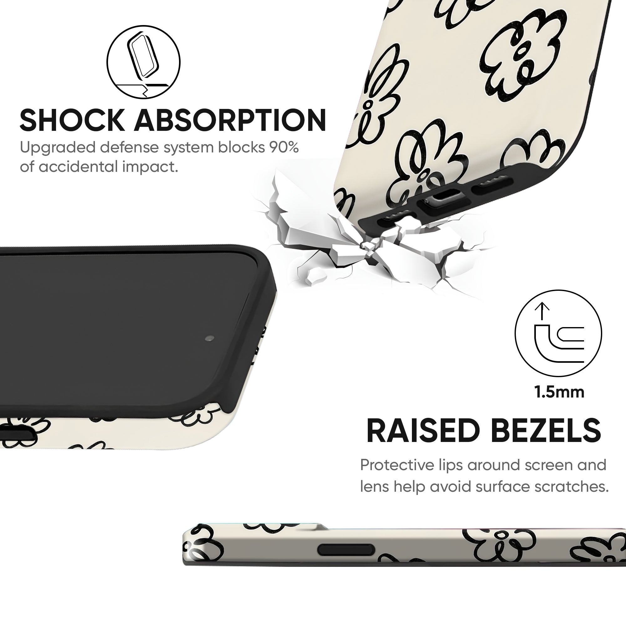 Doodle Sketch Tough Case