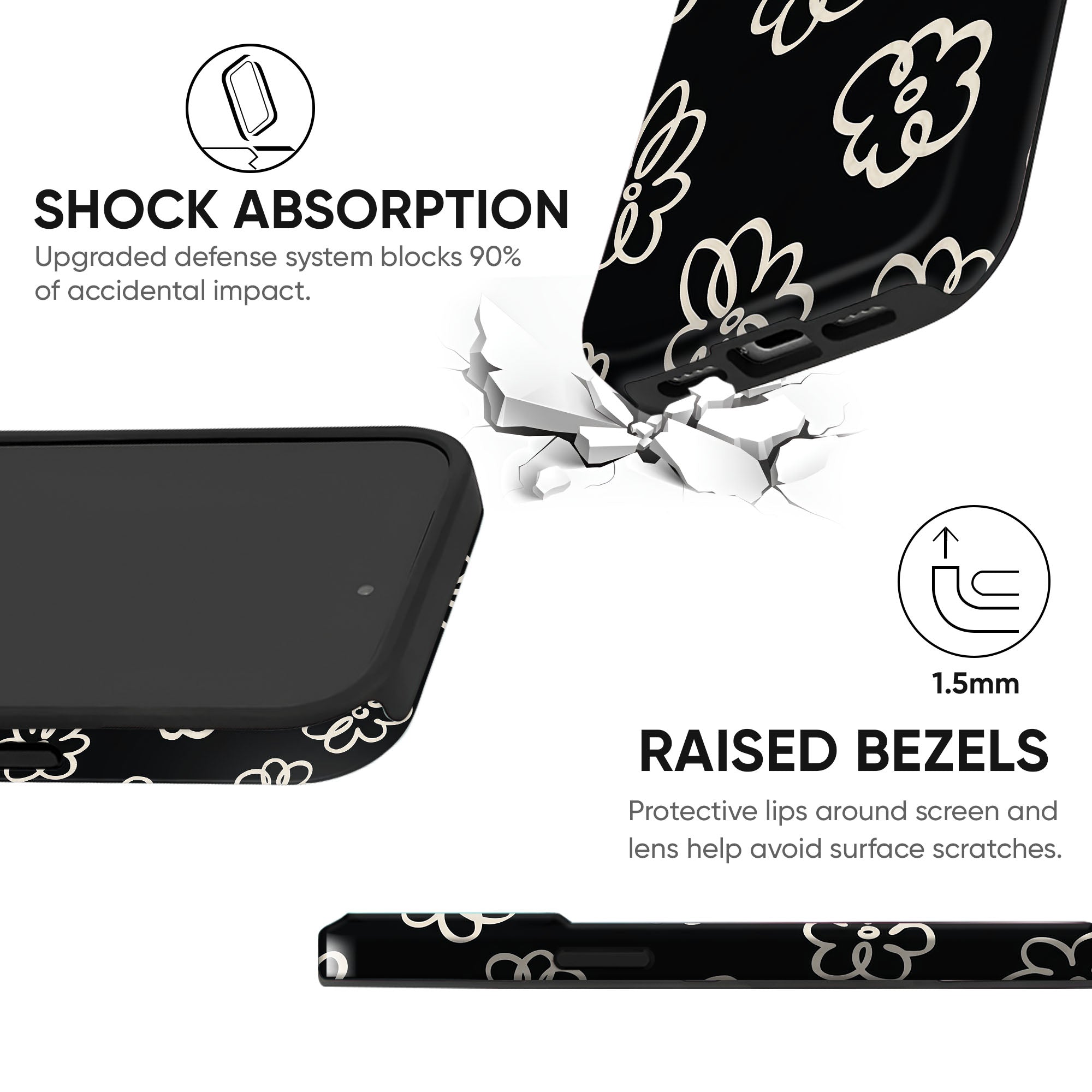 Daisy Noir Tough Case