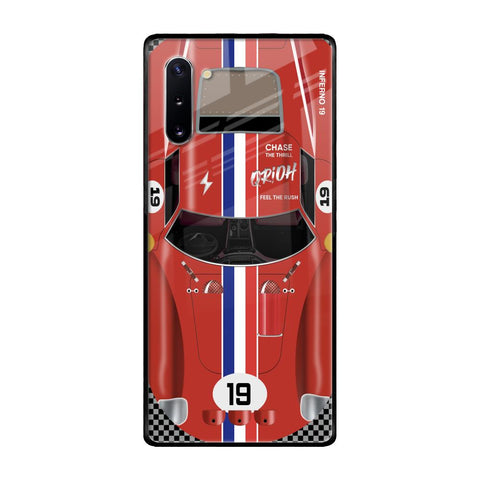 Racing Vintage Samsung Galaxy Note 10 Glass Back Cover Online