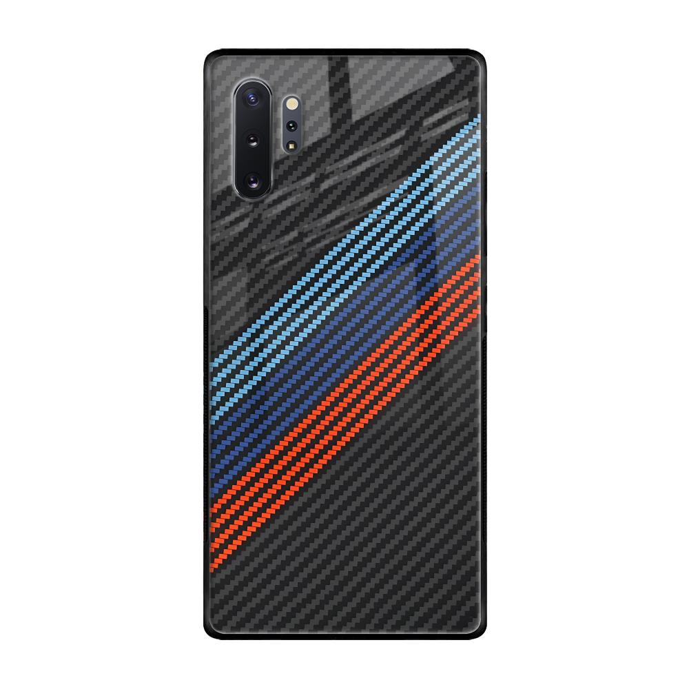 Carbon Inspired Samsung Galaxy Note 10 Plus Glass Back Cover Online