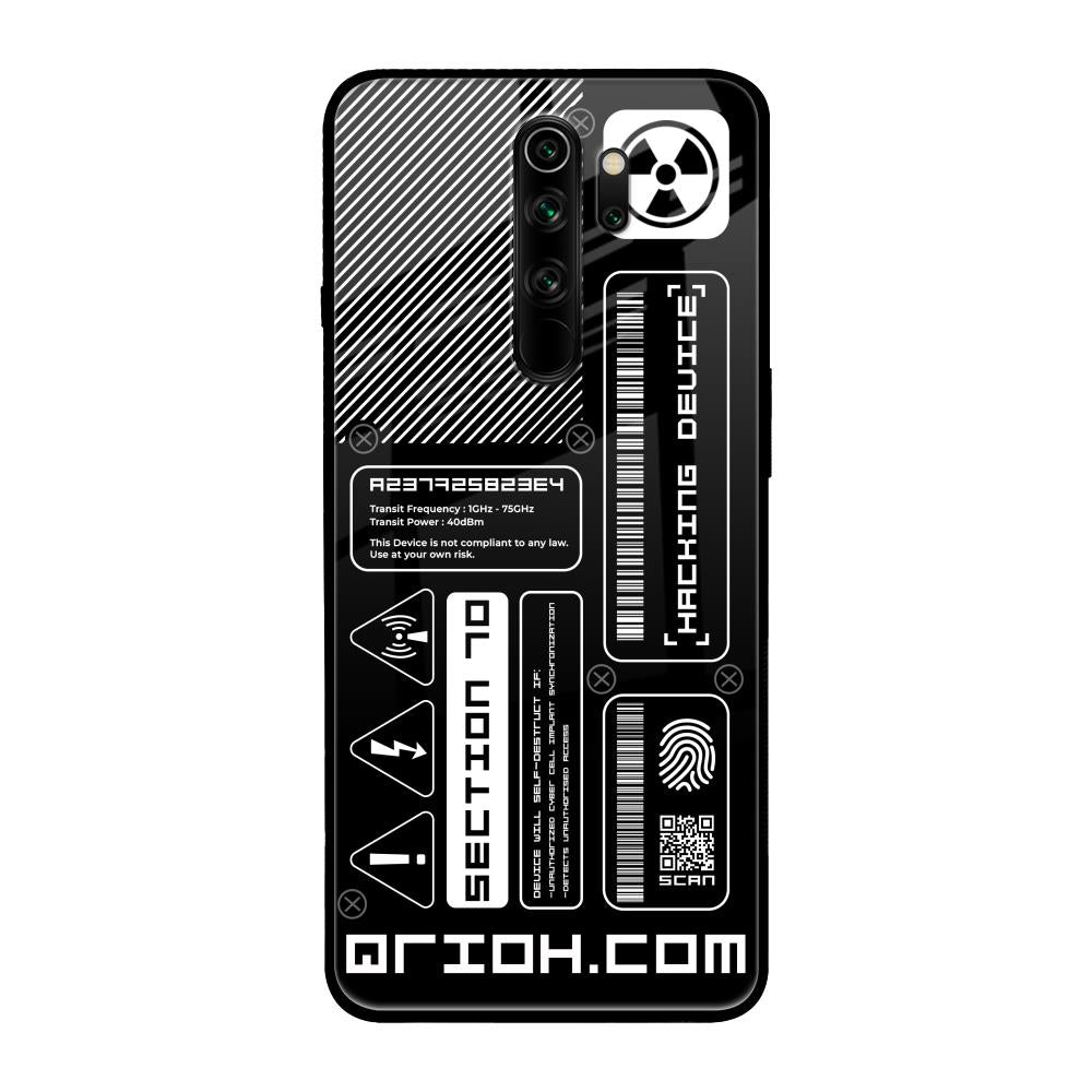 Futuristic Art Xiaomi Redmi Note 8 Pro Glass Back Cover Online