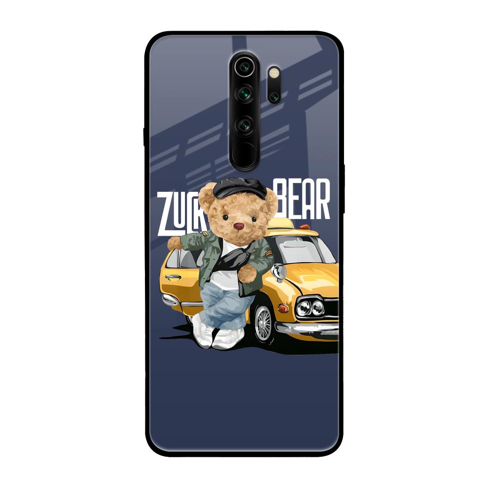 Adventurous Bear Xiaomi Redmi Note 8 Pro Glass Back Cover Online