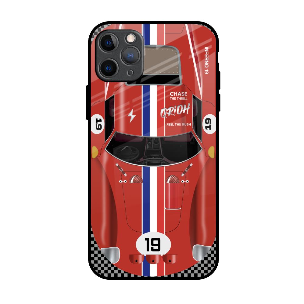Racing Vintage iPhone 11 Pro Max Glass Back Cover Online