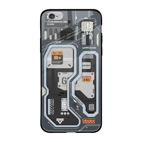 Retro Futuristic iPhone 6S Glass Back Cover Online