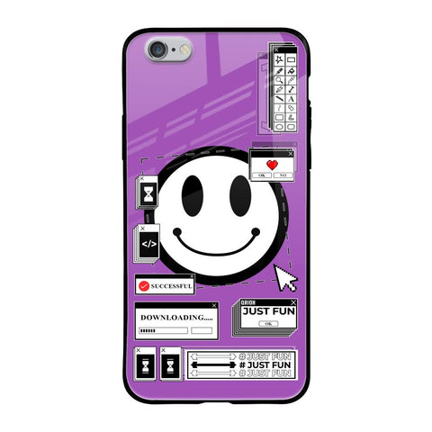 Code with Smile iPhone 6S Glass Back Cover Online