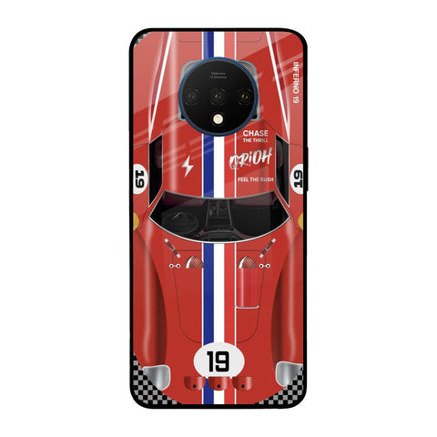 Racing Vintage OnePlus 7T Glass Back Cover Online