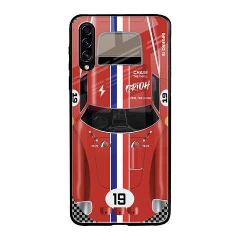 Racing Vintage Samsung Galaxy A70s Glass Back Cover Online