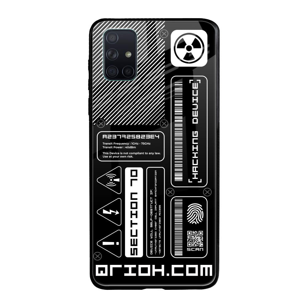 Futuristic Art Samsung Galaxy A71 Glass Back Cover Online