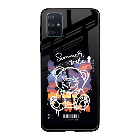Summer Vibe Samsung Galaxy A71 Glass Back Cover Online