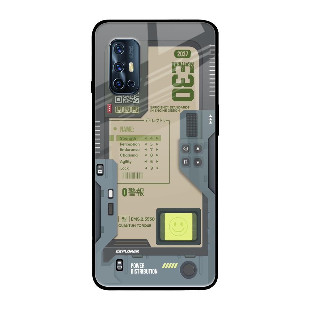 Art Station Vivo V17 Glass Back Cover Online