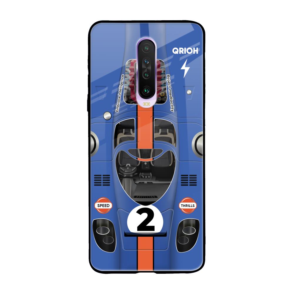 Car Adiction Poco X2 Glass Back Cover Online