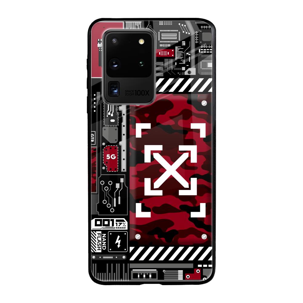 Technology Art Samsung Galaxy S20 Ultra Glass Back Cover Online