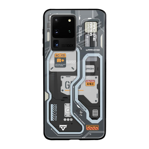 Retro Futuristic Samsung Galaxy S20 Ultra Glass Back Cover Online