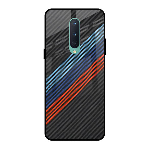 Carbon Inspired OnePlus 8 Glass Back Cover Online