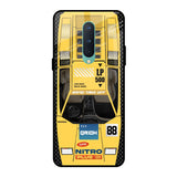 Yellow Racing Car OnePlus 8 Glass Back Cover Online