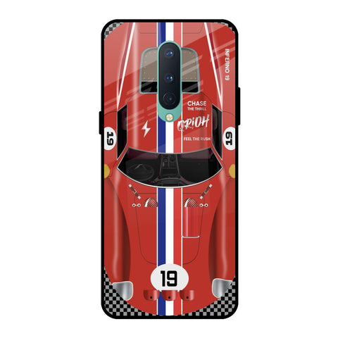Racing Vintage OnePlus 8 Glass Back Cover Online