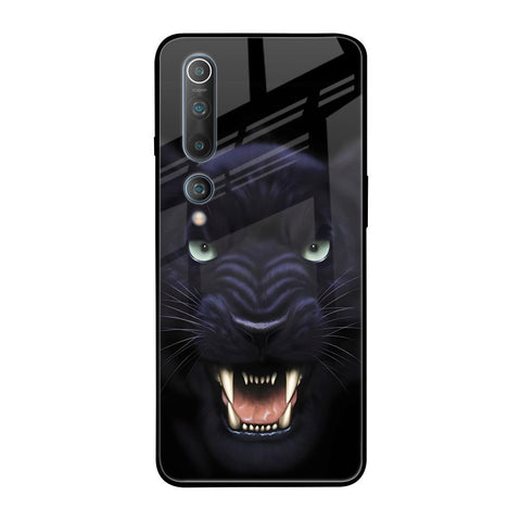 Angry Black Leopard Xiaomi Mi 10 Glass Back Cover Online