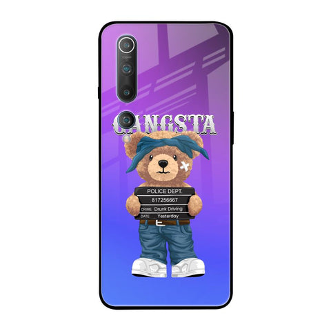 Gangsta Bear Xiaomi Mi 10 Glass Back Cover Online