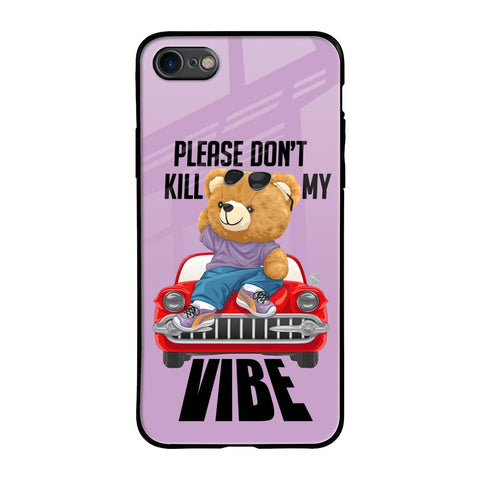Don't Kill My Vibe iPhone SE 2020 Glass Back Cover Online
