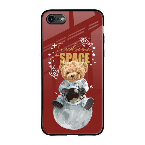Astronaut Bear iPhone SE 2020 Glass Back Cover Online
