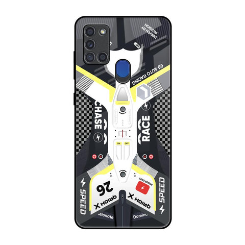 Car Enthusiast Samsung A21s Glass Back Cover Online