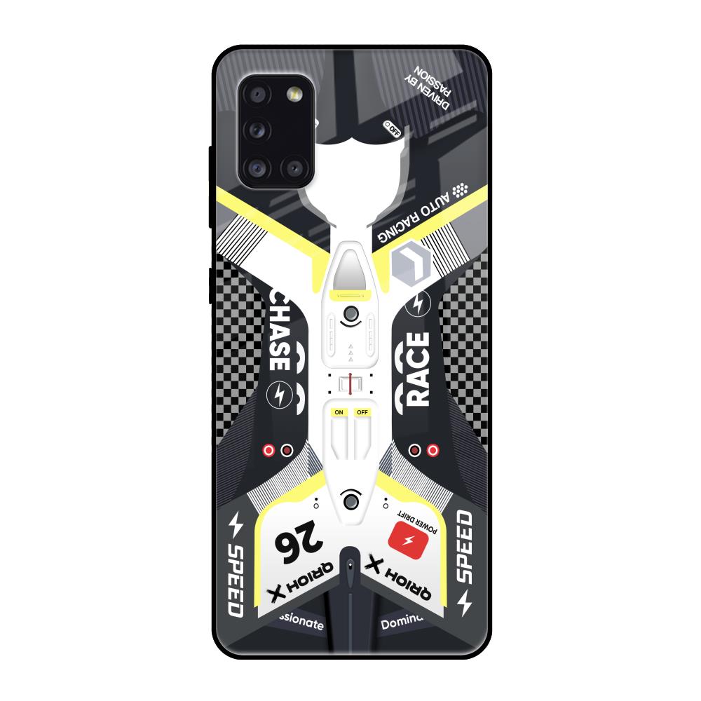 Car Enthusiast Samsung Galaxy A31 Glass Back Cover Online